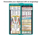 WhiteCoat Clipboard® Vertical - Teal Physical Therapy Edition