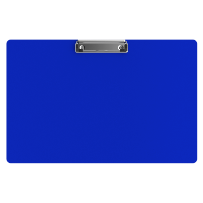Aluminum 17 x11 Ledger Clipboard - Blue