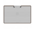 10 Pack - Horizontal 17 x 11 MDF Clipboard Notepad - Blank