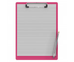 Letter Size 8.5 x 11 Aluminum Clipboard | Pink