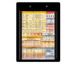 Flat Aluminum Anesthesia Clipboard 