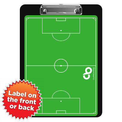 Flat Plastic Soccer Clipboard