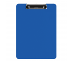 Letter Size 8.5 x 11 Plastic Clipboard | Blue