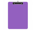 Letter Size 8.5 x 11 Plastic Clipboard | Lilac
