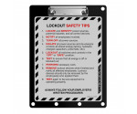 Lockout Clipboard | Black