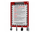 Lockout Clipboard | Red