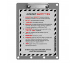Lockout Clipboard | Silver