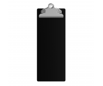 4.25 x 11 Aluminum Server Clipboard - Black