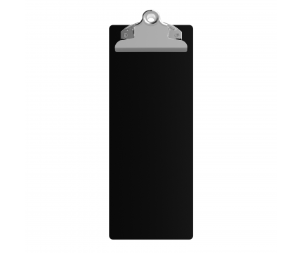 4.25 x 11 Aluminum Server Clipboard - Black