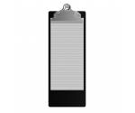 4.25 x 11 Aluminum Server Clipboard - Black