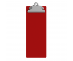4.25 x 11 Aluminum Server Clipboard - Red