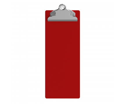 4.25 x 11 Aluminum Server Clipboard - Red