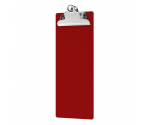 4.25 x 11 Aluminum Server Clipboard - Red