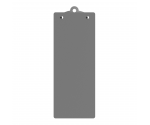 4.25 x 11 Aluminum Server Clipboard - Silver