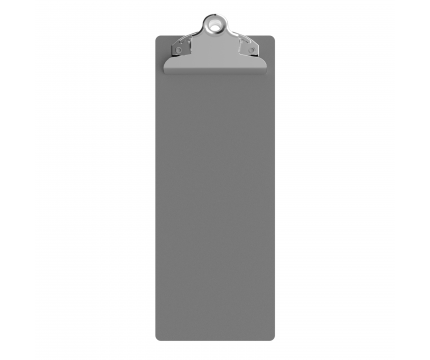 4.25 x 11 Aluminum Server Clipboard - Silver