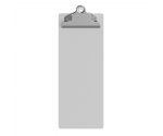 4.25 x 11 Aluminum Server Clipboard - White