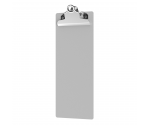 4.25 x 11 Aluminum Server Clipboard - White