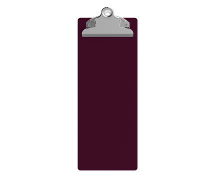 4.25 x 11 Aluminum Server Clipboard - Wine