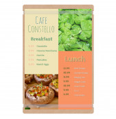 Large MDF Menu Board with Bands