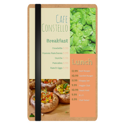 MDF Single Band Large Vertical Menu Board 