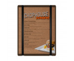 HDF Vertical Menu Board with Bands