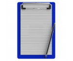 Memo Size 5 x 8 Aluminum Clipboard | Blue