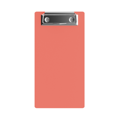 Checklist Clipboard - Coral