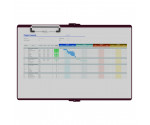 Left Folding Ledger ISO Clipboard | Wine