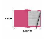 Pink Mini Novel ISO Clipboard - Slightly Damaged 