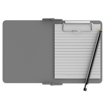 Silver Mini Novel ISO Clipboard