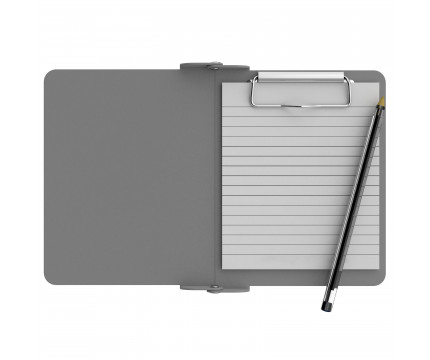 Silver Mini Novel ISO Clipboard
