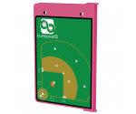 Pink Baseball Clipboard