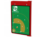 Red Baseball Clipboard