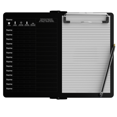 Camp ISO Clipboard - Black