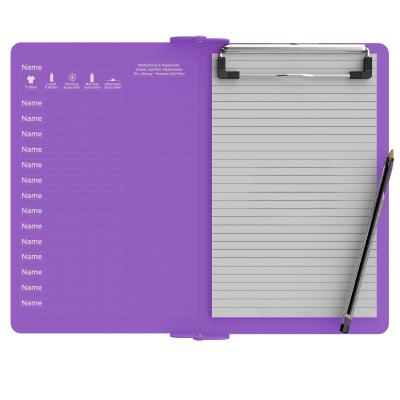 Camp ISO Clipboard - Lilac