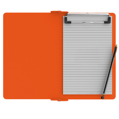 Folding Memo ISO Clipboard - Orange 