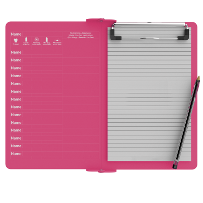Camp ISO Clipboard - Pink