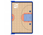 Blue Basketball Clipboard