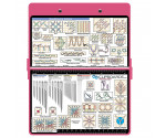 Aluminum Needlework Clipboard - Pink