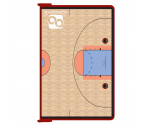 Red Basketball Clipboard