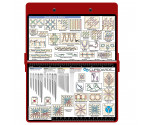 Aluminum Needlework Clipboard - Red