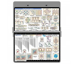 Aluminum Needlework Clipboard - Silver