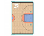 Teal Basketball Clipboard