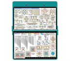 Aluminum Needlework Clipboard - Teal