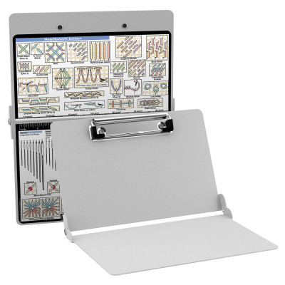 Aluminum Needlework Clipboard - White