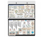 Aluminum Needlework Clipboard - White