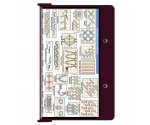 Aluminum Needlework Clipboard - Wine