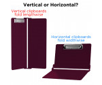 Wine Vertical ISO Clipboard - Slightly Damaged 