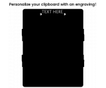 Blackout Trifold ISO Clipboard