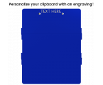 Blue Trifold ISO Clipboard